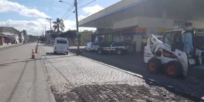 ATENÇÃO! Trânsito no centro de Camaquã passa por alterações para obras de asfaltamento 