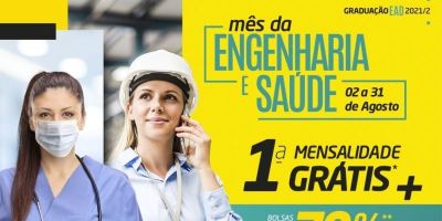 Agosto é o mês de Engenharia e Saúde na Graduação EAD da Uniasselvi Polo Camaquã