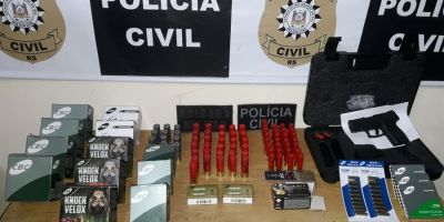 Polícia investiga autoridade política suspeita de envolvimento no comércio ilegal de munições em Barão do Triunfo 