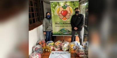 Serviço de Acolhimento de Crianças e Adolescentes de Camaquã recebe doação de alimentos 