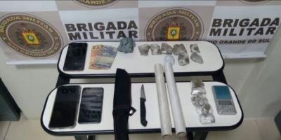 Dupla é presa por tráfico de drogas em Camaquã