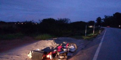 Acidente de trânsito deixa motociclista ferido na ERS-350 em Camaquã