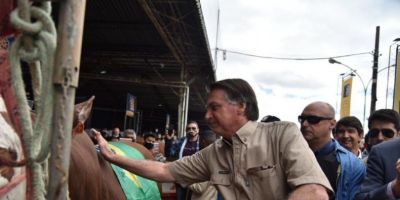 Presidente Jair Bolsonaro visita a 44ª Expointer, em Esteio