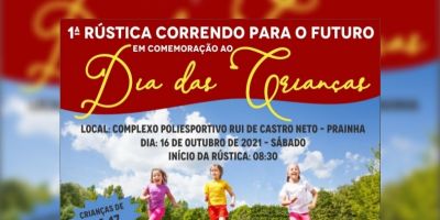 1ª Rústica Correndo para o Futuro ocorre em comemoração ao Dia das Crianças em Camaquã