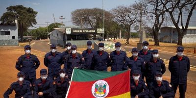 Bombeiros militares gaúchos realizam curso de combate a incêndios florestais em Brasília