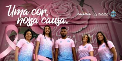 Grêmio e Umbro apresentam nova camisa em campanha do Outubro Rosa