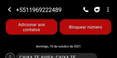 ATENÇÃO! Novo golpe utiliza link enviado por SMS para roubar dados de clientes da Caixa