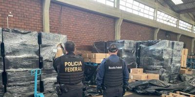 RF e PF deflagram operação de combate ao contrabando, falsificação de cigarros e trabalho escravo no RS