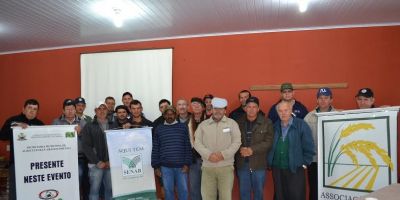 Produtores participam do curso de Aplicação Correta e Segura de Agrotóxicos em Camaquã