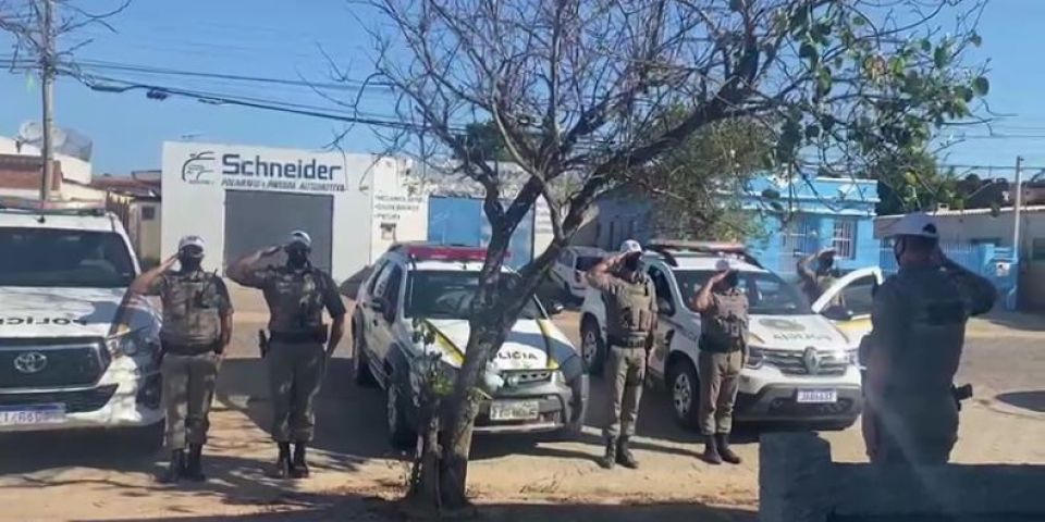 Brigada Militar de São Lourenço do Sul se despede do sargento Mendes 