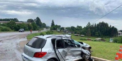 Carreta de Pelotas se envolve em acidente com morte no Norte do RS