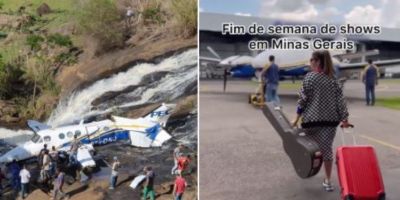 ACIDENTE AÉREO: avião com cantora Marília Mendonça cai em MG