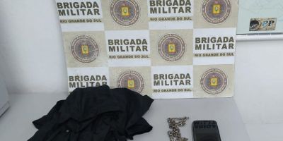 Brigada Militar prende homem e apreende adolescente por roubo a pedestre em São Lourenço do Sul 