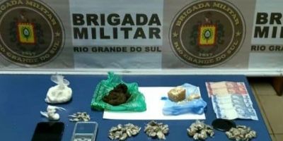 Brigada Militar prende homem por tráfico de drogas no interior de Camaquã