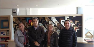 FGTAS/Sine Camaquã visita a empresa Vitrolaine