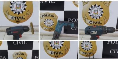 Ferramentas em situação de furto são recuperadas pela polícia em São Lourenço do Sul