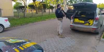 Traficante é preso com meia tonelada de maconha indo para Camaquã 