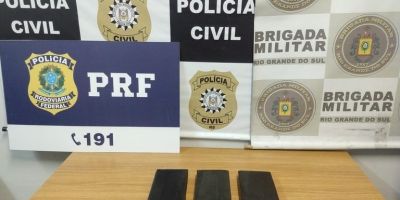 Mulher é presa com cocaína na BR-116 em Pelotas