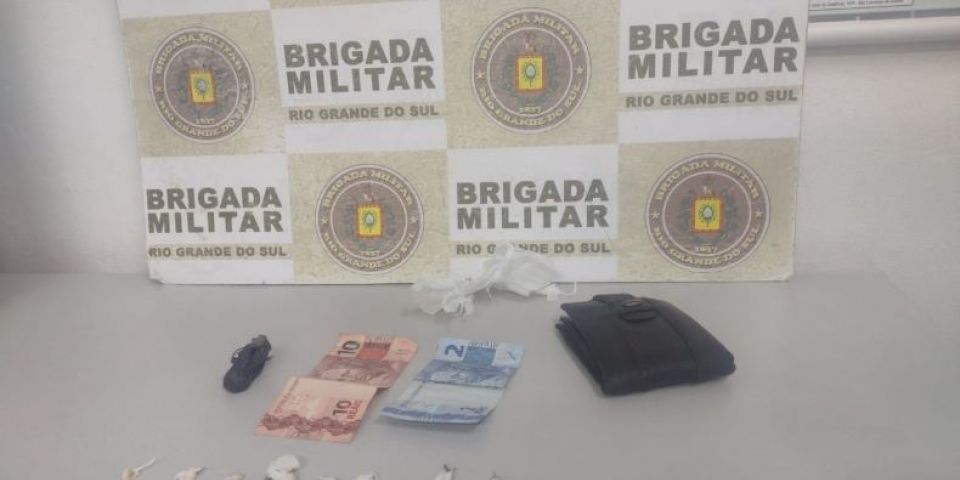 Brigada Militar prende homem por tráfico de drogas em São Lourenço do Sul