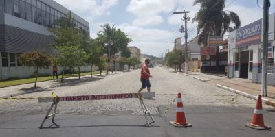 Inicia limpeza de novo trecho da Rua Marechal Floriano em Camaquã