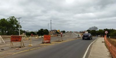 Dnit inicia pavimentação de viaduto da BR-290 em Pantano Grande 