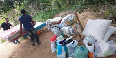 Secretaria do Desenvolvimento Social atende aldeia afetada por incêndio em Camaquã