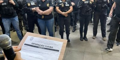 Ação da Polícia Civil mira o tráfico de drogas e o comércio ilegal de armas em sete cidades no RS