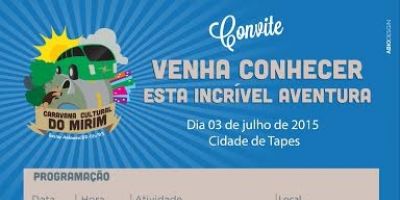 Aventuras da Caravana Cultural do Mirim chegam ao município de Tapes