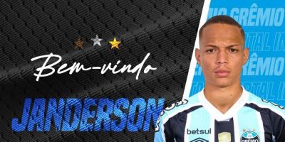 Grêmio anuncia a contratação do atacante Janderson 