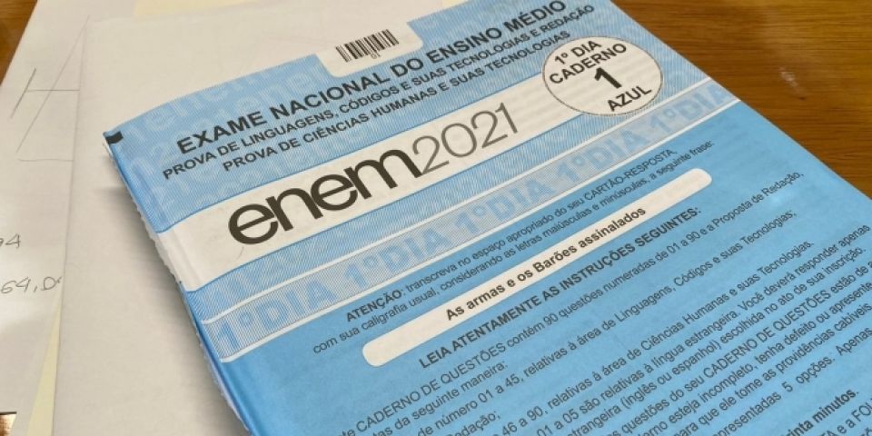 Em reaplicação do Enem 2021, 67% dos inscritos faltaram à prova