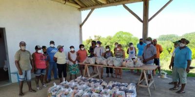 Mais de 500 cestas básicas são entregues para quilombolas em São Lourenço do Sul