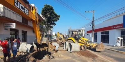 Infraestrutura segue realizando obras de drenagem em Camaquã