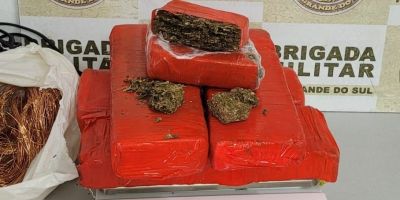 Homem é preso com 2 kg de maconha em São Lourenço do Sul