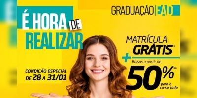 Confira as condições especiais de matrículas na Uniasselvi Polo Camaquã