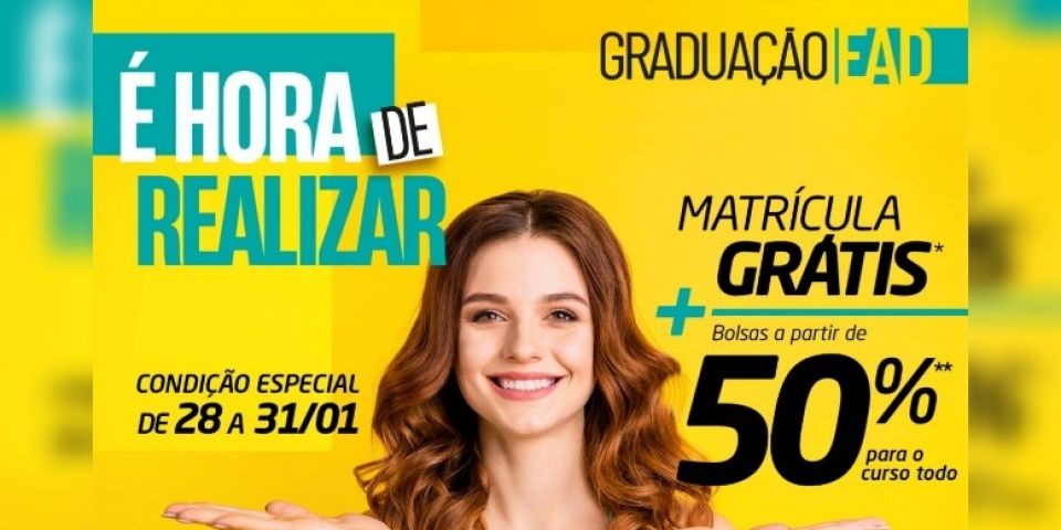 Confira as condições especiais de matrículas na Uniasselvi Polo Camaquã