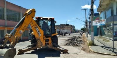 Iniciam obras de pavimentação asfáltica da Avenida Assis Brasil em Tapes