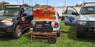 Ação conjunta prende traficantes com maconha na fronteira com o Uruguai