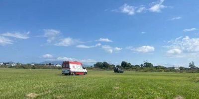 Helicóptero da Brigada Militar cai em Capão da Canoa