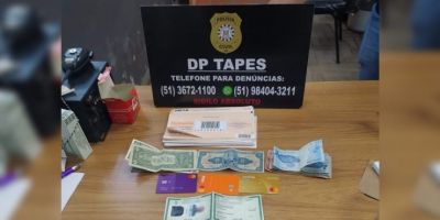 Homem tenta aplicar golpe do documento falso e acaba preso em Tapes