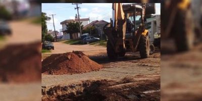 Secretaria da Infraestrutura realiza obras de drenagem em Camaquã