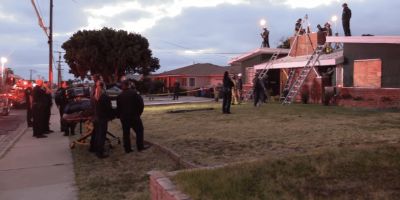 Mulher fica presa de cabeça na chaminé depois de ser trancada por sua família