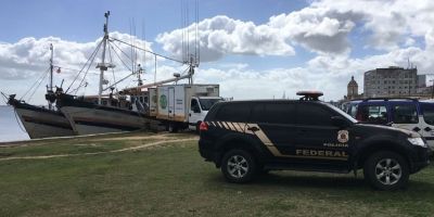 Polícia Federal já apreendeu 14 toneladas de pescados no Sul do RS