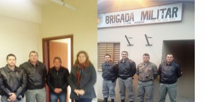 Policial militar é apresentado no GPM da Brigada Militar de Arambaré