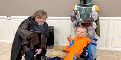 Mark Hamill reage ao vídeo viral de Luke Skywalker 