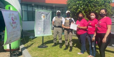 Patrulha Maria da Penha participa da 9ª Feira de Beleza e Atitude do Senac Camaquã