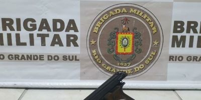 Brigada Militar prende homem por porte ilegal de arma de fogo em Camaquã 