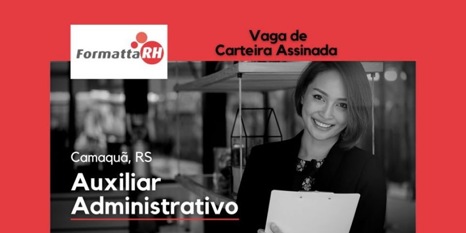 Formatta RH está com uma vaga de emprego com carteira assinada para Camaquã 