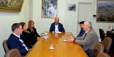Prefeito de Camaquã recebe representantes do Sebrae