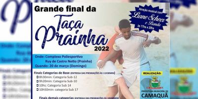 Finais da Taça Prainha de Camaquã acontecem neste domingo 