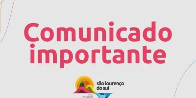 Prefeitura de São Lourenço do Sul não atenderá o público nesta segunda e terça-feira 